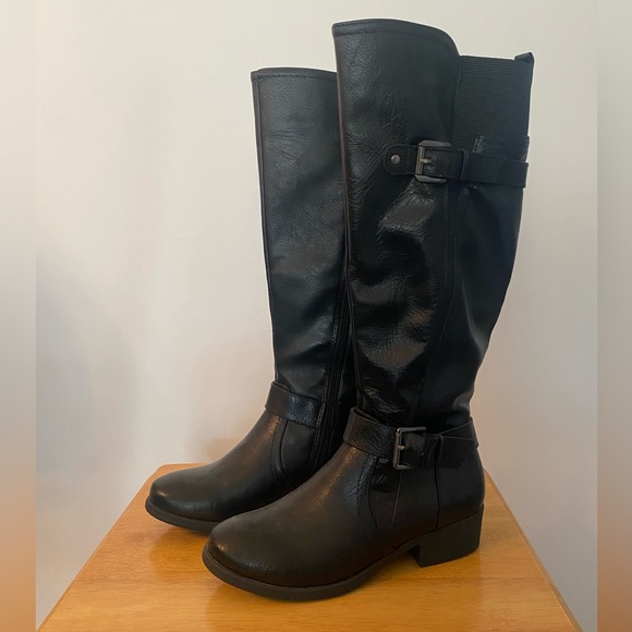 croft & barrow Shoes - Croft & Barrow Like New Black Noemi Riding Boot